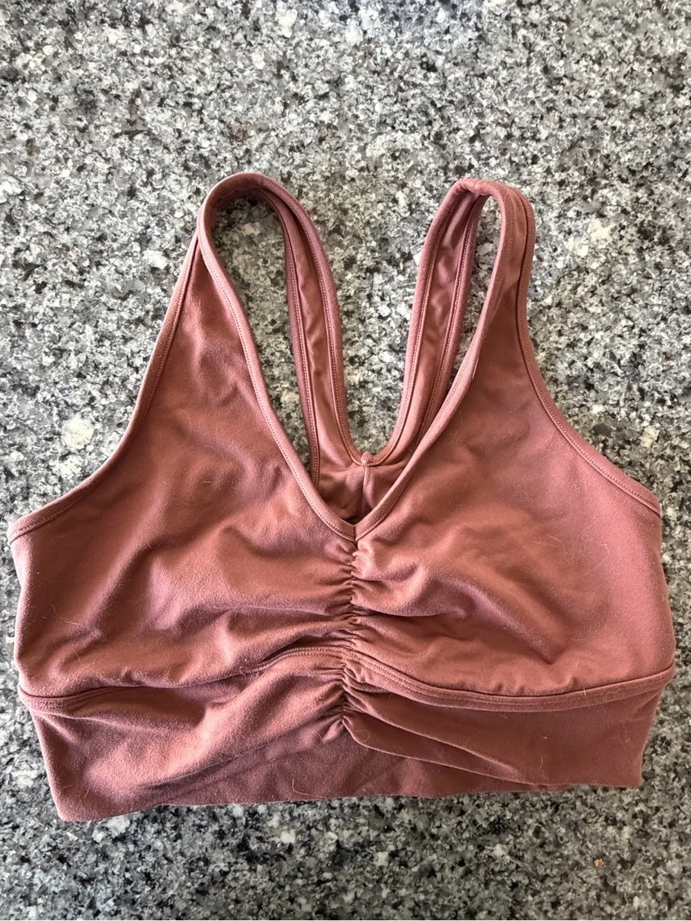 ALO Yoga Women’s Wild Thing Sports Bra - Chestnut - Size L